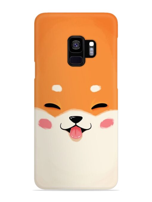 Happy Cat Art Snap Case for Samsung Galaxy S9 Zapvi