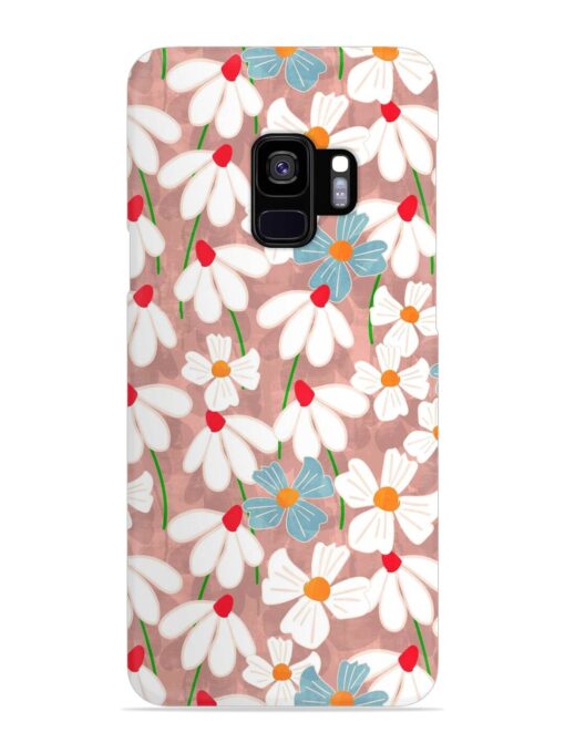 Abstract Petal Flowers Snap Case for Samsung Galaxy S9 Zapvi