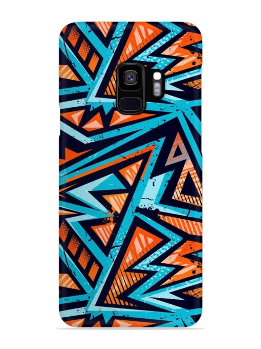 Abstract Seamless Grunge Snap Case for Samsung Galaxy S9 Zapvi