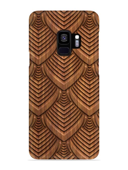 Carved Pattern On Snap Case for Samsung Galaxy S9 Zapvi