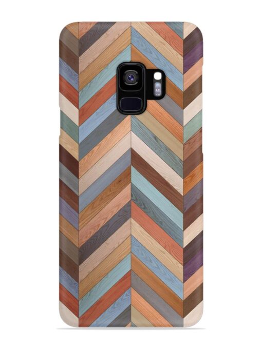 Seamless Wood Parquet Snap Case for Samsung Galaxy S9 Zapvi