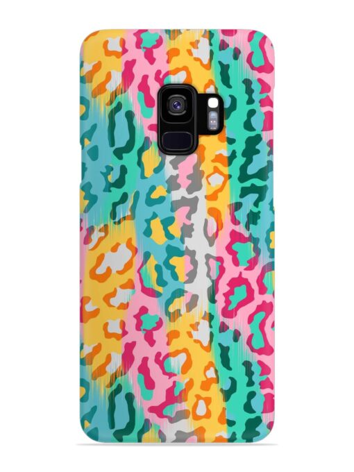 Seamless Vector Colorful Snap Case for Samsung Galaxy S9 Zapvi