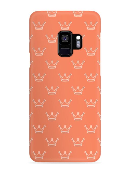 Hand Drawn Crown Snap Case for Samsung Galaxy S9 Zapvi