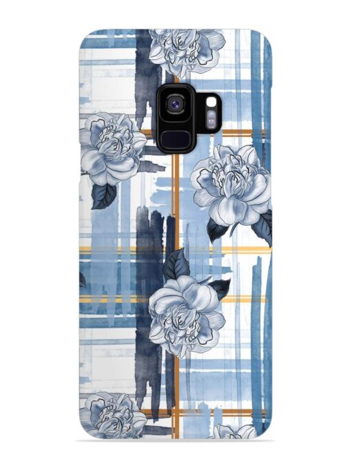 Watercolor Pattern Rose Snap Case for Samsung Galaxy S9 Zapvi