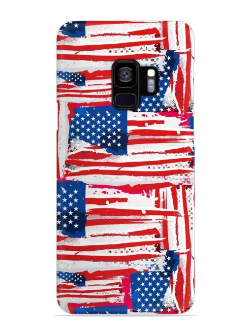 Usa Flag Seamless Snap Case for Samsung Galaxy S9 Zapvi