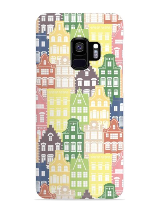 Seamless Shapes Pattern Snap Case for Samsung Galaxy S9 Zapvi