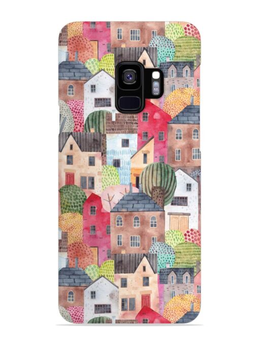 Abstract Seamless Pattern Snap Case for Samsung Galaxy S9 Zapvi