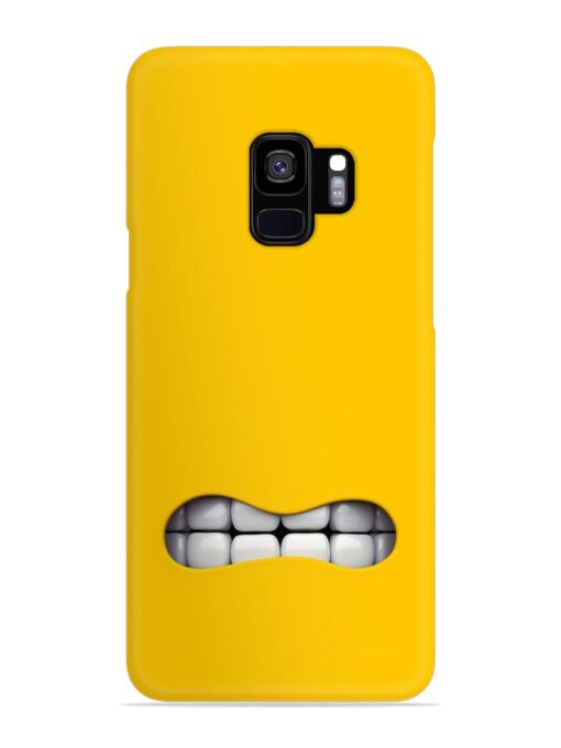 Mouth Character On Snap Case for Samsung Galaxy S9 Zapvi