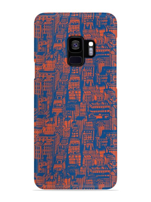 Hand Drawn Seamless Snap Case for Samsung Galaxy S9 Zapvi