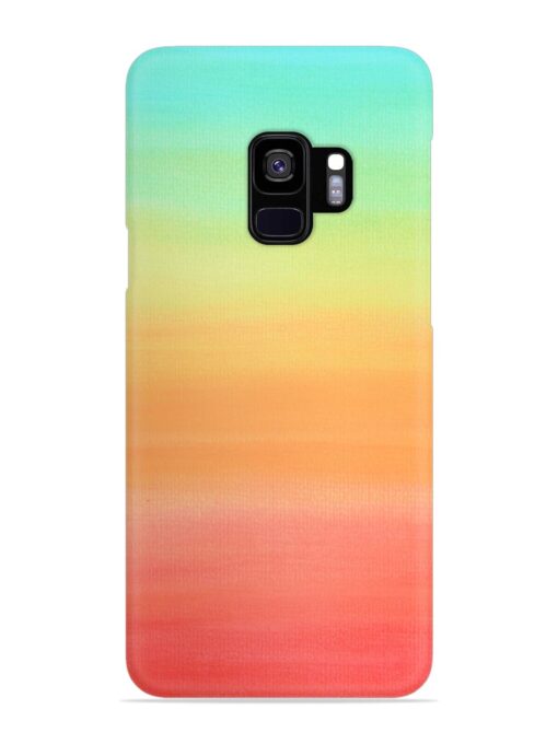 Background Sky Watercolor Snap Case for Samsung Galaxy S9 Zapvi