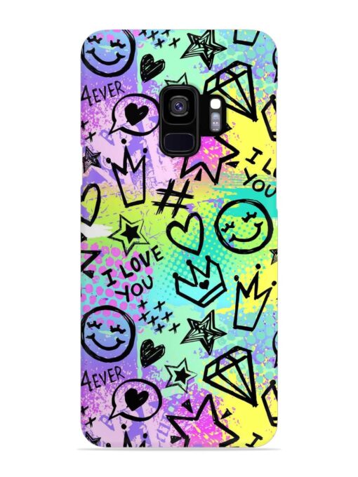 Bright Seamless Pattern Snap Case for Samsung Galaxy S9 Zapvi