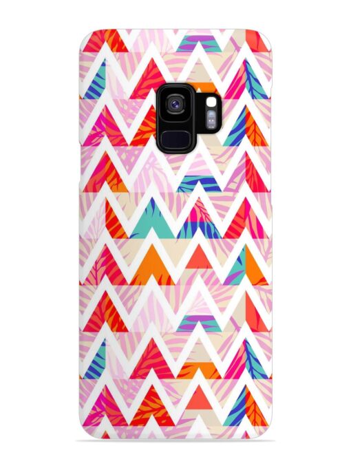 Abstract Triangle Background Snap Case for Samsung Galaxy S9 Zapvi