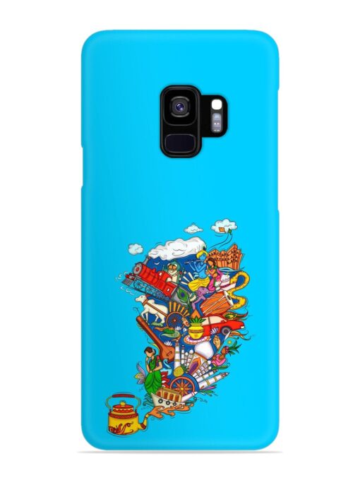 Vector Design Indian Snap Case for Samsung Galaxy S9 Zapvi