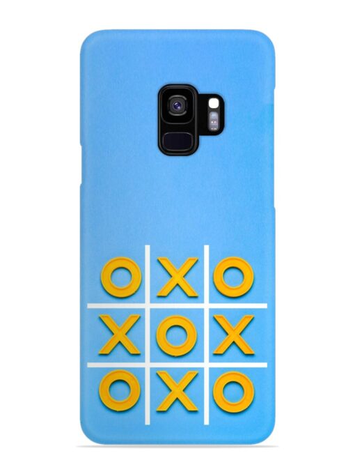 Yellow Plastic Crosses Snap Case for Samsung Galaxy S9 Zapvi