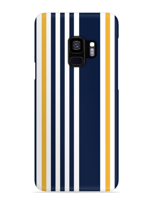 Seamless Stripe Pattern Snap Case for Samsung Galaxy S9 Zapvi