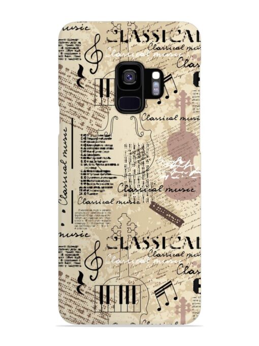 Classical Music Lpattern Snap Case for Samsung Galaxy S9 Zapvi