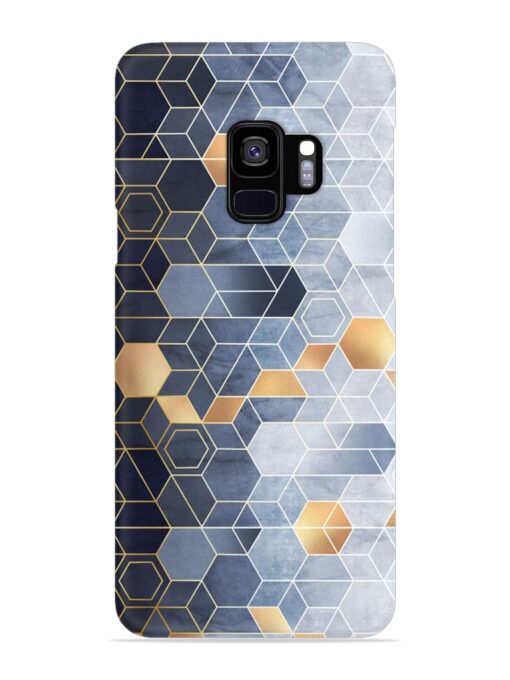 Geometric Abstraction Hexagons Snap Case for Samsung Galaxy S9 Zapvi