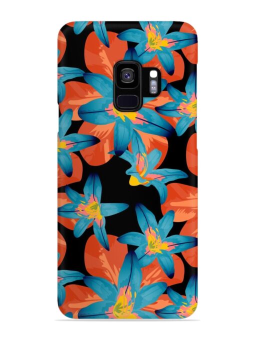 Philippine Flowers Seamless Snap Case for Samsung Galaxy S9 Zapvi