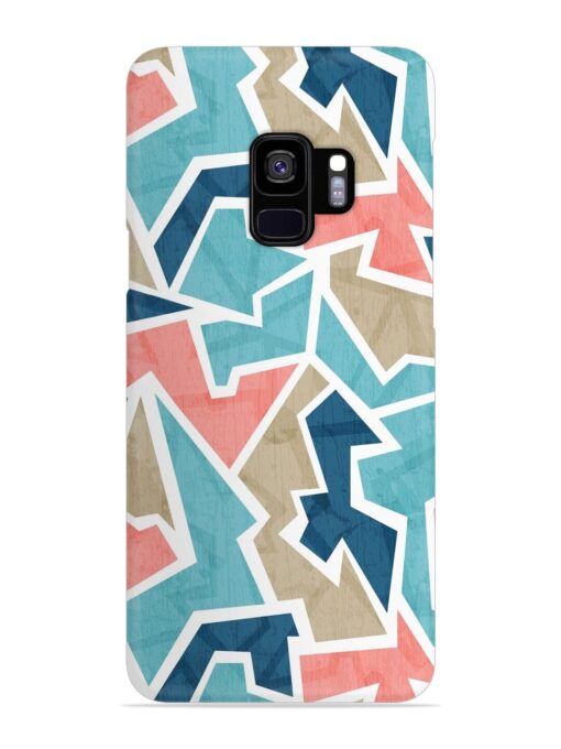 Vintage Geometric Triangle Snap Case for Samsung Galaxy S9 Zapvi