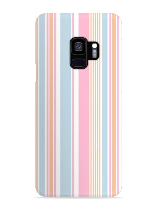 Stripe Seamless Pattern Snap Case for Samsung Galaxy S9 Zapvi