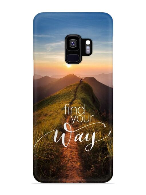 Find Your Way Snap Case for Samsung Galaxy S9 Zapvi