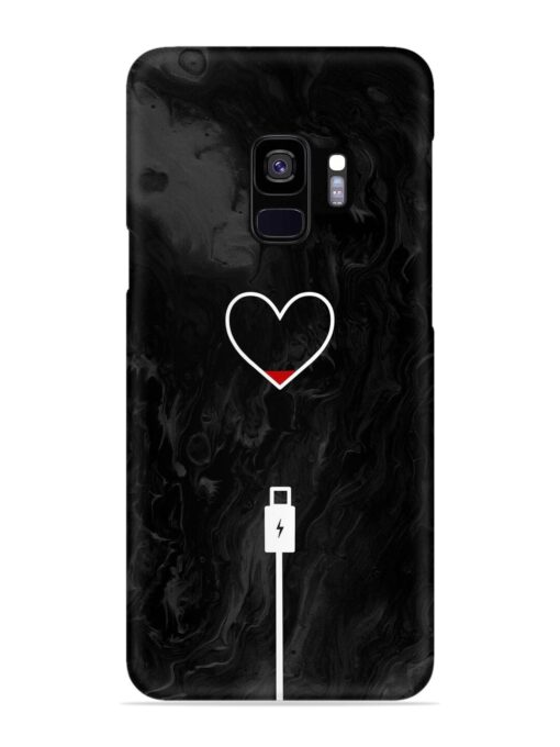 Heart Charging Vector Snap Case for Samsung Galaxy S9 Zapvi