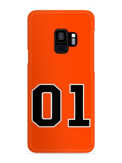 01 Number Snap Case for Samsung Galaxy S9 Zapvi