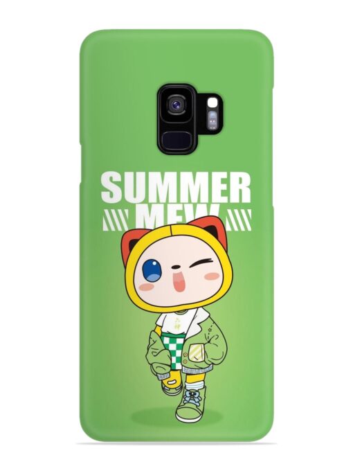 Summer Mew Snap Case for Samsung Galaxy S9 Zapvi