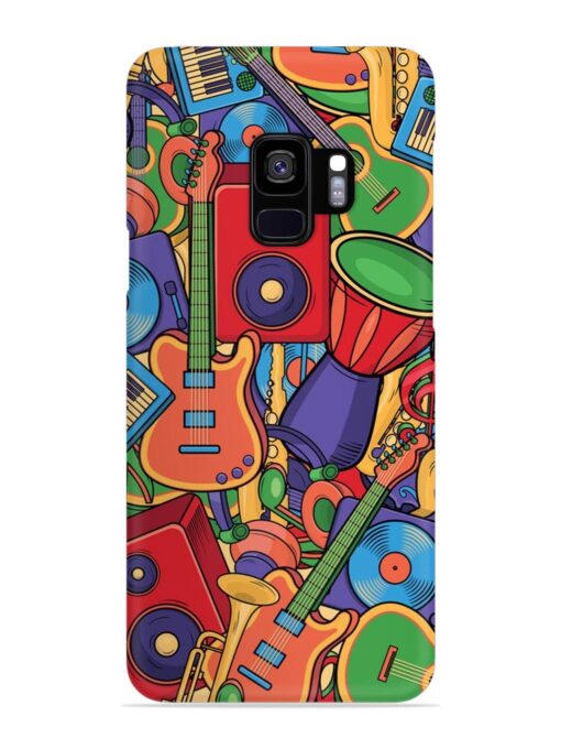 Colorful Music Art Snap Case for Samsung Galaxy S9 Zapvi