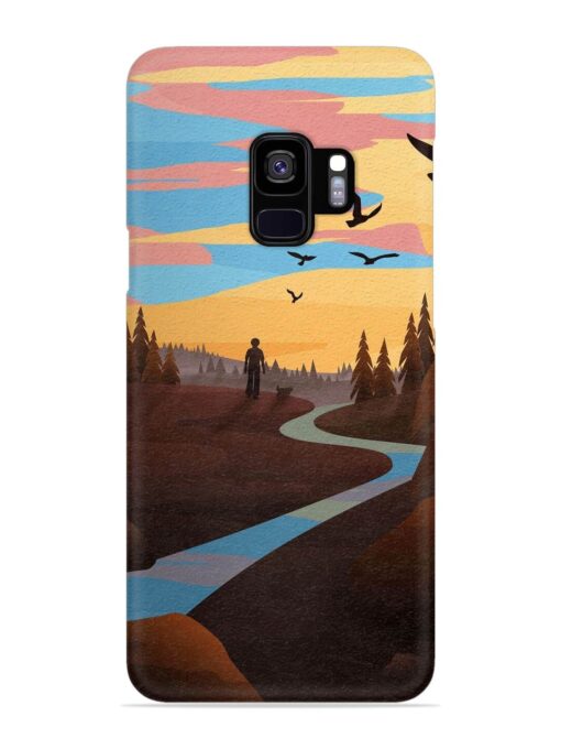 Natural Landscape Art Snap Case for Samsung Galaxy S9 Zapvi