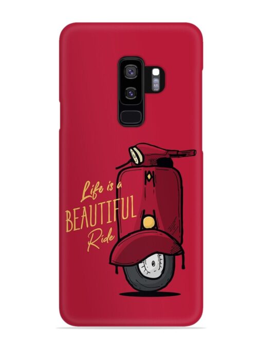 Life Is Beautiful Rides Snap Case for Samsung Galaxy S9 Plus Zapvi