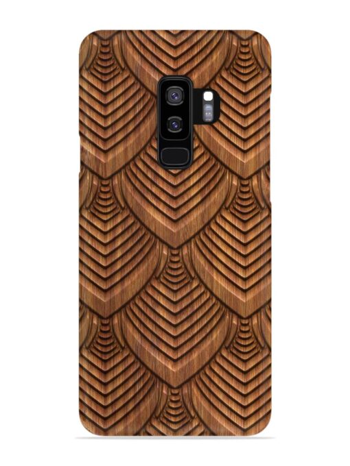 Carved Pattern On Snap Case for Samsung Galaxy S9 Plus Zapvi