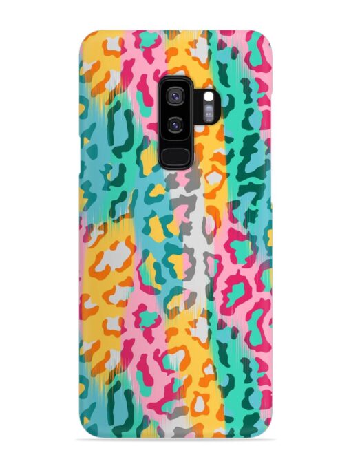 Seamless Vector Colorful Snap Case for Samsung Galaxy S9 Plus Zapvi