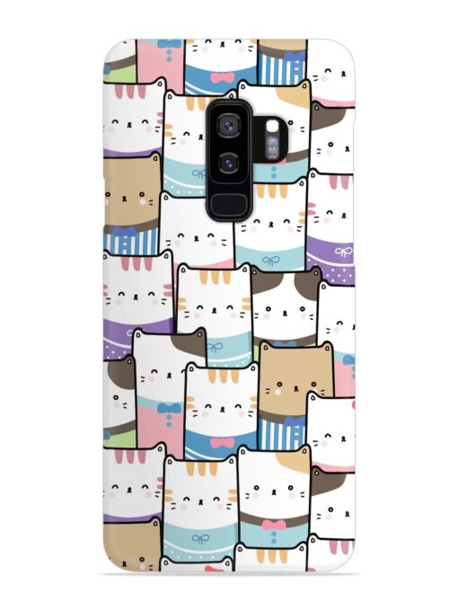 Cute Adorable Cat Snap Case for Samsung Galaxy S9 Plus Zapvi