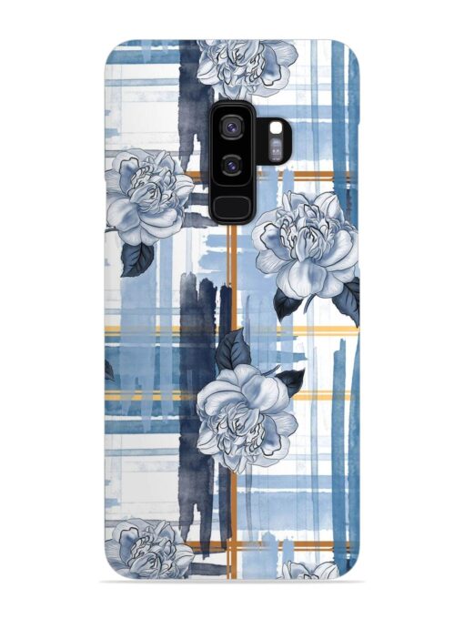 Watercolor Pattern Rose Snap Case for Samsung Galaxy S9 Plus Zapvi