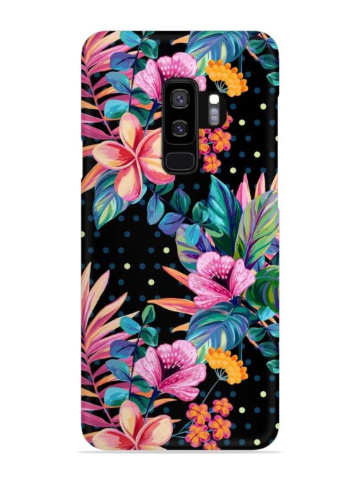 Seamless Floral Pattern Snap Case for Samsung Galaxy S9 Plus Zapvi