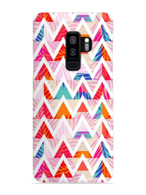 Abstract Triangle Background Snap Case for Samsung Galaxy S9 Plus Zapvi