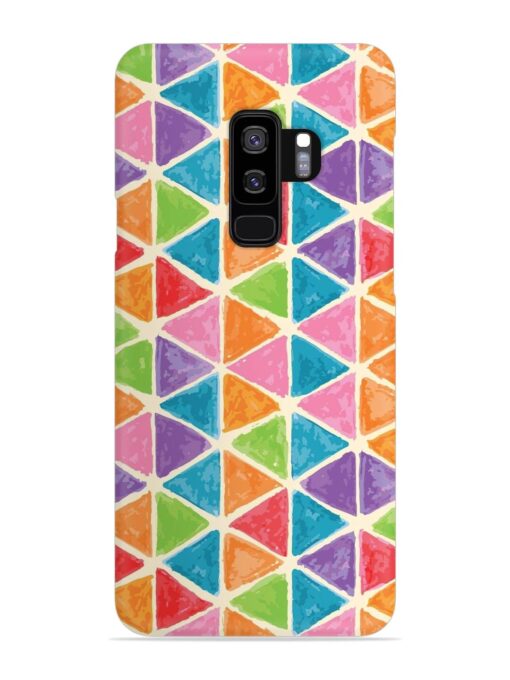 Seamless Colorful Isometric Snap Case for Samsung Galaxy S9 Plus Zapvi