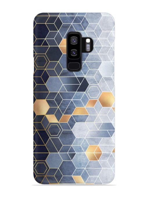 Geometric Abstraction Hexagons Snap Case for Samsung Galaxy S9 Plus Zapvi