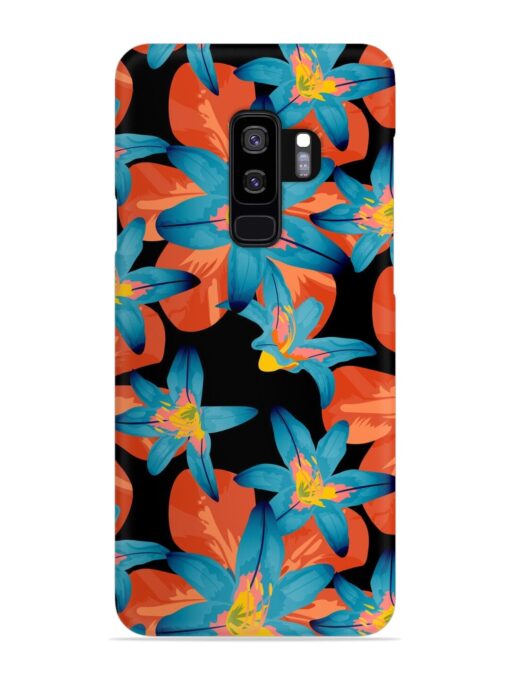 Philippine Flowers Seamless Snap Case for Samsung Galaxy S9 Plus Zapvi