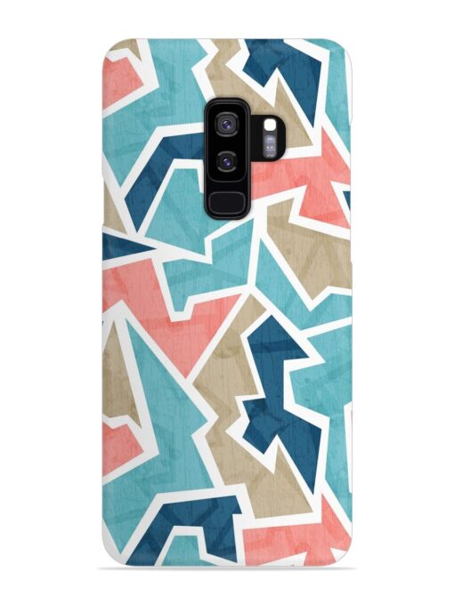 Vintage Geometric Triangle Snap Case for Samsung Galaxy S9 Plus Zapvi