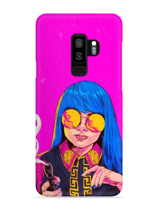 Aesthetic Anime Girl Snap Case for Samsung Galaxy S9 Plus Zapvi