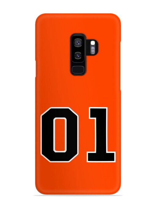 01 Number Snap Case for Samsung Galaxy S9 Plus Zapvi