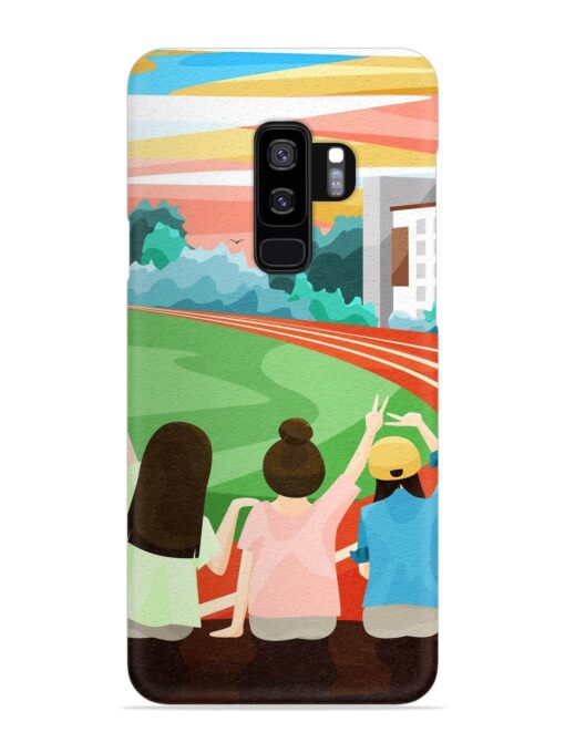 School Playground Snap Case for Samsung Galaxy S9 Plus Zapvi