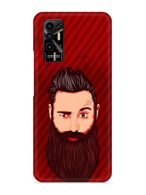 Beardo Man Snap Case for Tecno Pova 2 Zapvi