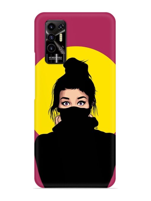 Girly Vector Snap Case for Tecno Pova 2 Zapvi