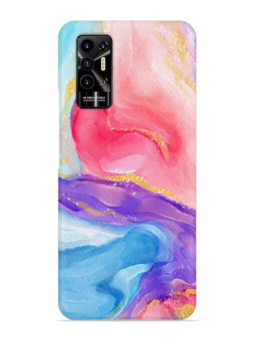 Watercolor Gradient Snap Case for Tecno Pova 2 Zapvi