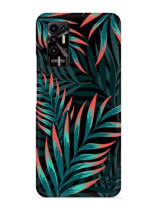 Green Leaf Art Snap Case for Tecno Pova 2 Zapvi