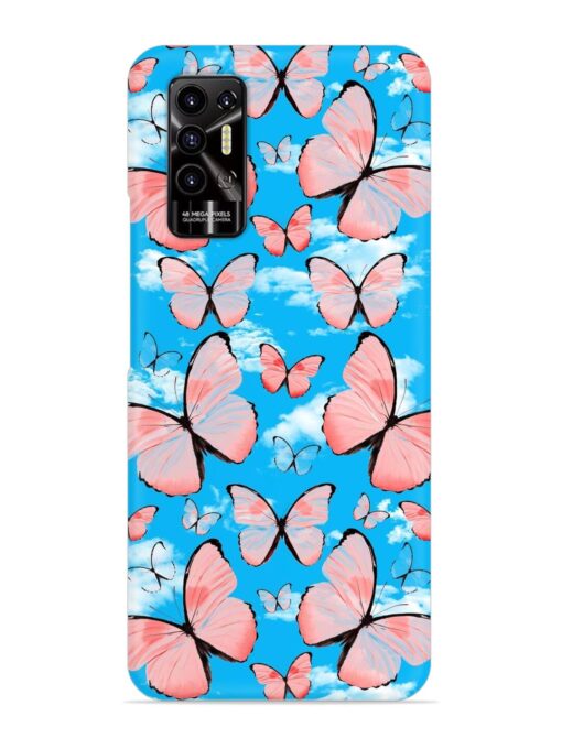 Seamless Pattern Tropical Snap Case for Tecno Pova 2 Zapvi