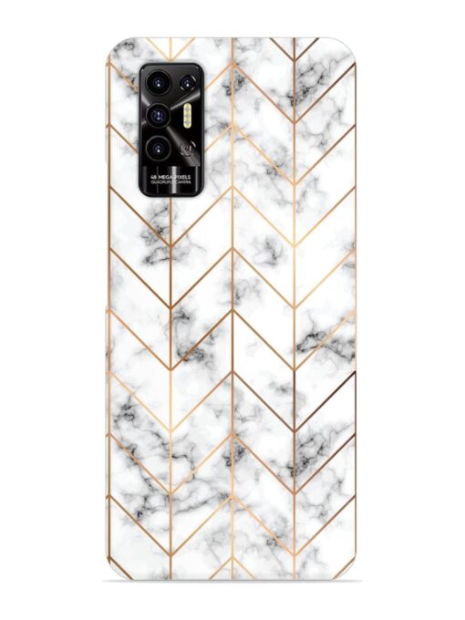 Vector Marble Texture Snap Case for Tecno Pova 2 Zapvi